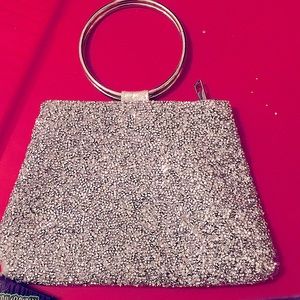 A Very fancy sparkly clutch bag made my blush offers accepted have a gold bag to